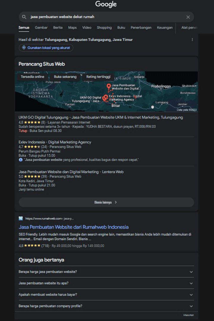 Apa itu SEO SERP Jasa Pembuatan Website