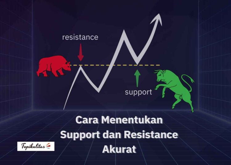 menentukan support dan resistance akurat