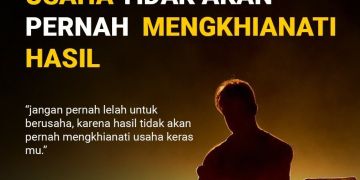 mengelola keuangan bisnis - Topikalitas Digital Media quotes usaha tidak akan menghianati hasil
